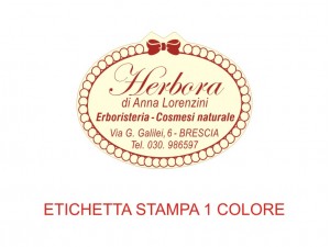Etichette adesive per erboristerie, cosmetica, cosmesi (mm 36X28)  (cod.33M )